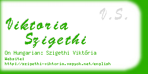 viktoria szigethi business card